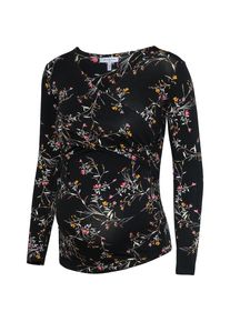 ENVIE de FRAISE paris Envie De Fraise, Damen Stilllangarmshirt 'FIONA', Mischfarben / Schwarz