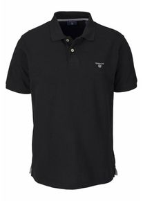 Gant, Herren Poloshirt, Schwarz