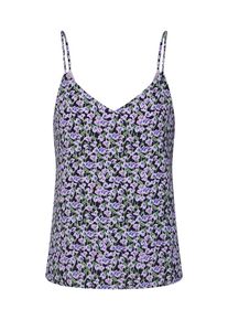 Banana Republic, Damen Top 'PERFECT CAMI MARGARET DITSY', Dunkellila / Schwarz