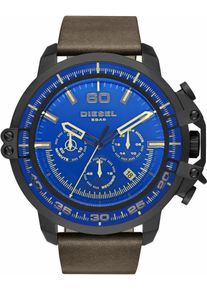 Diesel, Herren Armbanduhr, Blau / Dunkelbraun