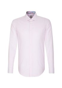 Jacques Britt, Herren Hemd, Pastellpink / Wei&szlig;