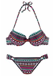 Bruno Banani, Damen Push-up-Bikini, bunt