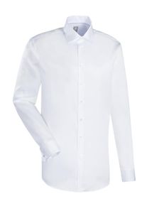 Jacques Britt, Herren City-Hemd ' Custom Fit ', Wei&szlig;