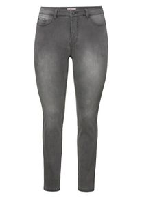 sheego Denim, Damen Stretchjeans 'Die Jeggings', Grey Denim