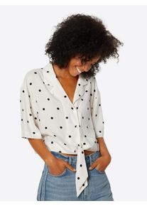 Bik Bok, Damen Blusenshirt, Schwarz / Weiß