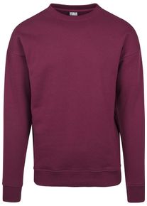 Urban Classics, Herren Sweatpullover 'Basic Crewneck', Weinrot