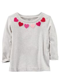 Carter's Carter`s, M&auml;dchen Shirt, Grau / Altrosa / Dunkelpink / Rot