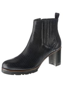Zinda, Damen Stiefeletten 'Issos Negro', Kobaltblau / Braun