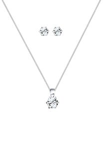Elli, Damen Schmuckset, Silber / Transparent