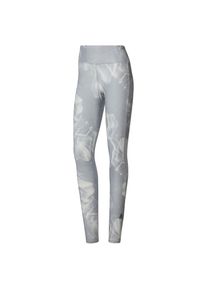 Reebok, Damen Tight, Silbergrau / Wei&szlig;