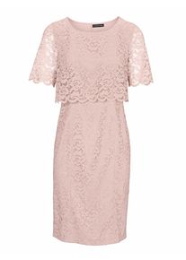 Heine, Damen Kleid aus hochwertiger Spitze, Rosé