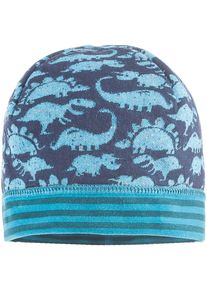 MaxiMo, Baby Beanie zum Wenden f&uuml;r Jungen, T&uuml;rkis