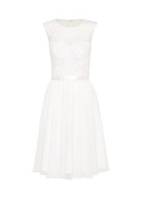 Mascara, Damen Cocktailkleid mit Spitze, Offwhite
