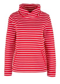 s.Oliver RED LABEL, Damen Sweatshirt, Rot / Wei&szlig;