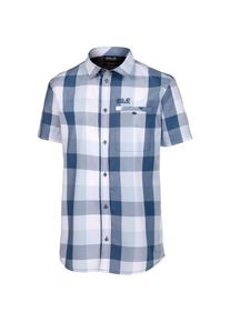 Jack Wolfskin, Herren 'Fairford' Funktionshemd , Blau / Weiß