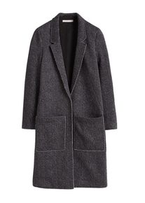Esprit, Damen Strickmantel, Anthrazit