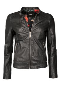 Maze, Damen Lederjacke 'Mokscha', Schwarz