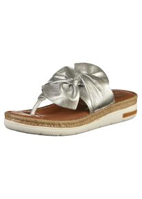 Marco Tozzi, Damen Pantoletten, Silber