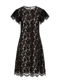 Apart, Damen Kleid, Creme / Schwarz