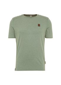 Naketano, Herren T-Shirt mit Biker-Details, Hellgr&uuml;n