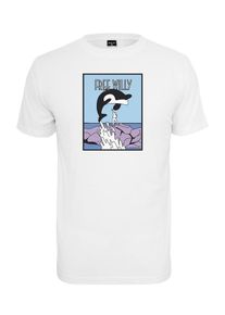 Mister Tee, Herren T-Shirt 'Free Willy', Weiß