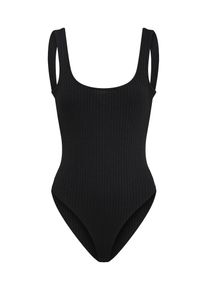 boohoo, Damen Bodysuit, Schwarz