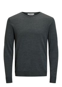 Jack & Jones JACK & JONES, Herren Merinowoll-Pullover, Gr&uuml;nmeliert