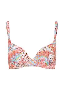 watercult, Damen Bikini Top, Braun / Rot / Weiß