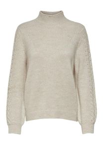 Only, Damen Pullover, Hellbeige