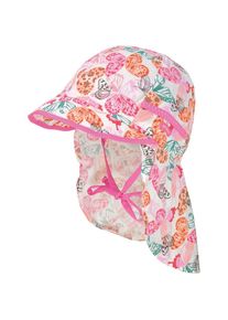 MaxiMo, M&auml;dchen Schirmm&uuml;tze, Rosa / Wei&szlig;