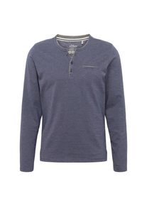 s.Oliver RED LABEL, Herren Langarmshirt, Nachtblau