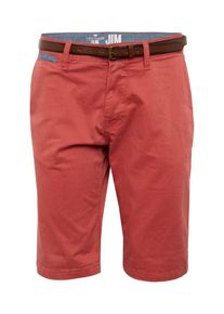 Tom Tailor, Herren Shorts 'SOLID, JIM', Pastellrot