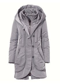 Heine, Damen Parka, Grau