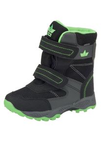 Lico, M&auml;dchen Winterstiefel 'CAMBRIDGE', Grau / Kiwi / Schwarz