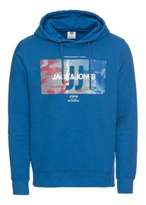 Jack & Jones JACK & JONES, Herren Kapuzenpullover 'JCOSOLO', Blau