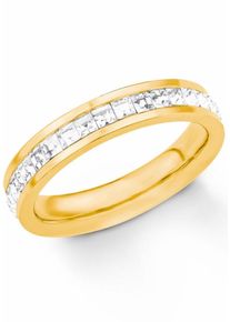 s.Oliver RED LABEL, Damen Fingerring '2018554', Gold / Weiß