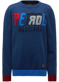 PETROL INDUSTRIES, M&auml;dchen Pullover, Royalblau / Blue Denim / Grau / Hellrot / Dunkelrot / Schwarz