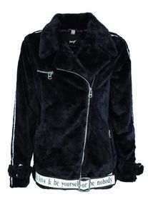 Maze, Damen Jacke 'Malibu', Schwarz / Weiß