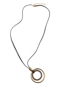 Heine, Damen Kette, Gold / Schwarz