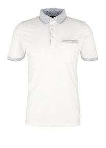 s.Oliver RED LABEL, Herren Poloshirt, Grau / Weiß