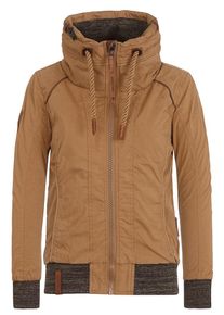 Naketano, Damen Jacke 'Du Muss Straff Sein', Dunkelbeige
