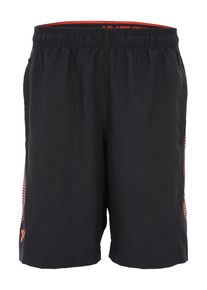 Under Armour, Herren Shorts 'Woven Graphic', Rot / Schwarz