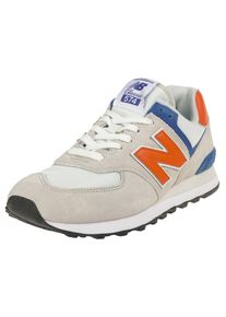 New Balance, Herren Sneaker 'ML574 D', Beige / Blau / Hellrot / Weiß