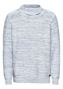 Pepe Jeans, Herren Pullover 'OSCARE', Dunkelblau / Naturwei&szlig;