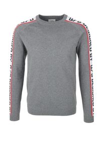 Q/S Designed By, Herren Pullover, Kobaltblau / Grau / Rot / Weiß
