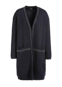 Apart, Damen Strickmantel gerade Form, ohne Kragen, Navy