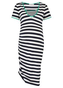 Queen mum, Damen Still-Kleid ' Dress Nursing ', Navy / Türkis / Weiß