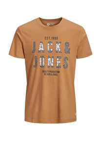 Jack & Jones JACK & JONES, Herren T-Shirt, Karamell