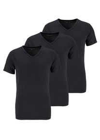 Tommy Hilfiger Underwear, Herren Shirt mit V-Neck, Schwarz