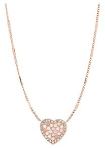 Fossil, Herren Kette 'JF03164791', Rosé / Weiß